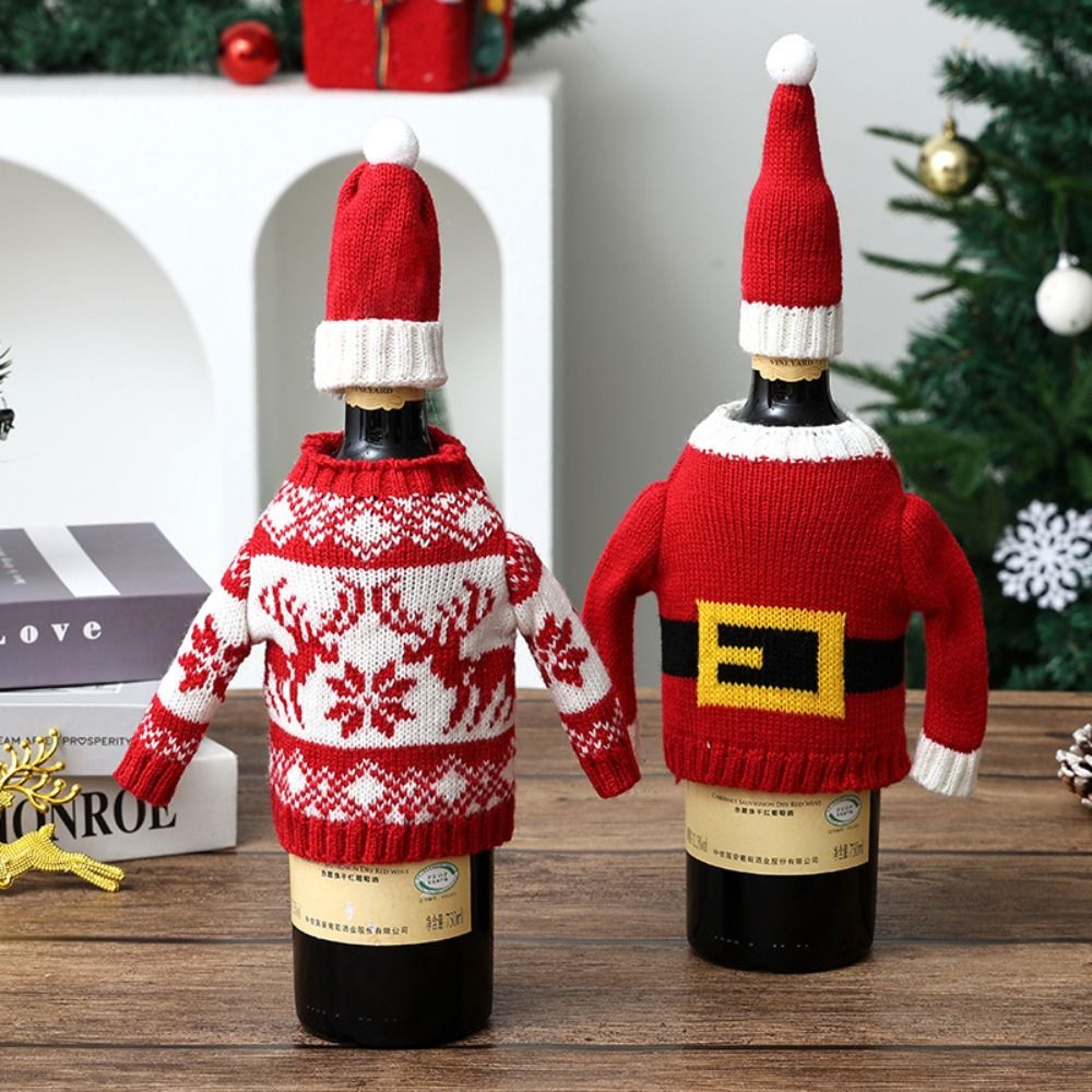 Elk Wine Bottle Cover Snowflak - огляд і ціна Wine Beer Hat